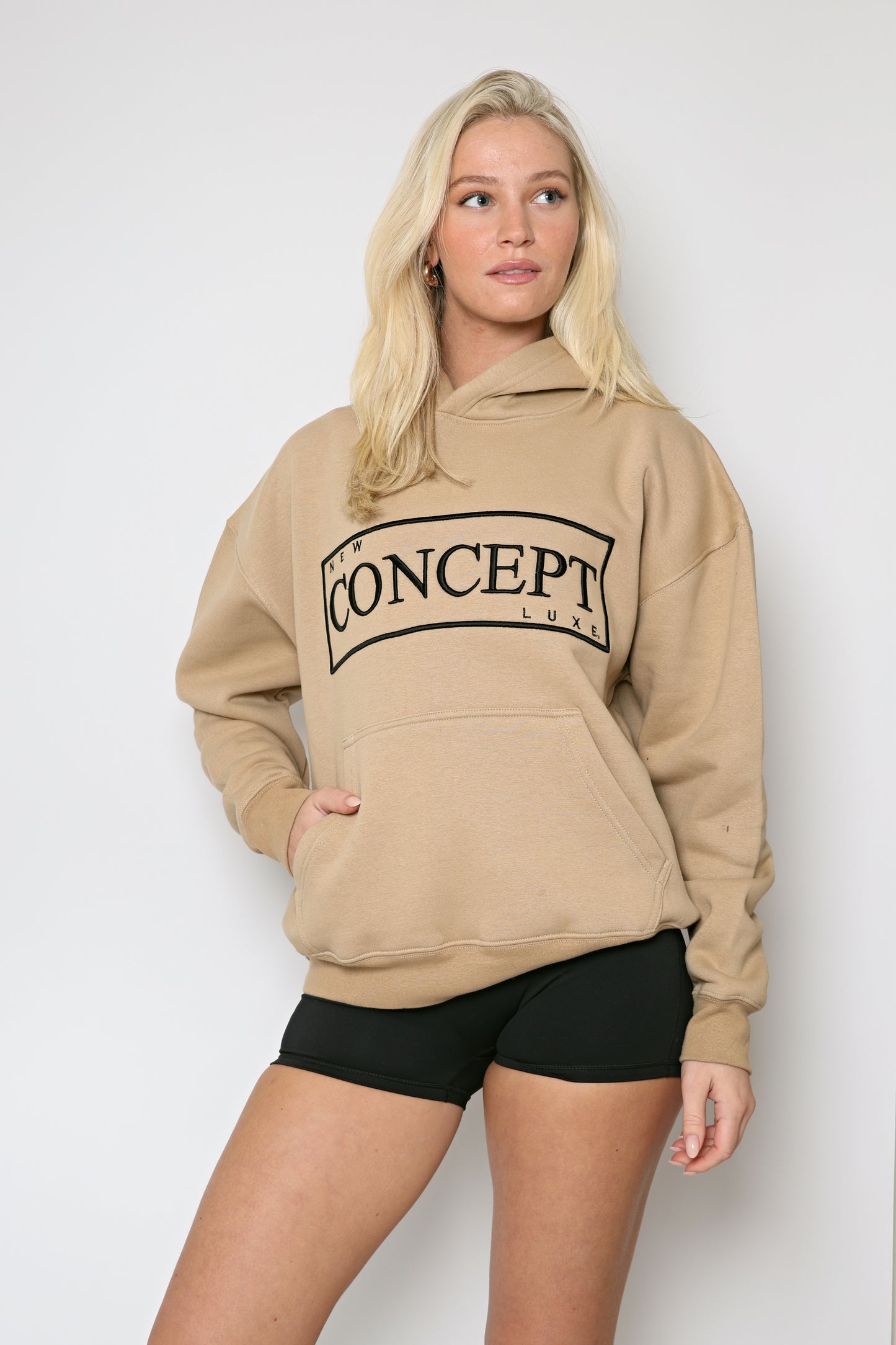 Signature Hoodie- Beige
